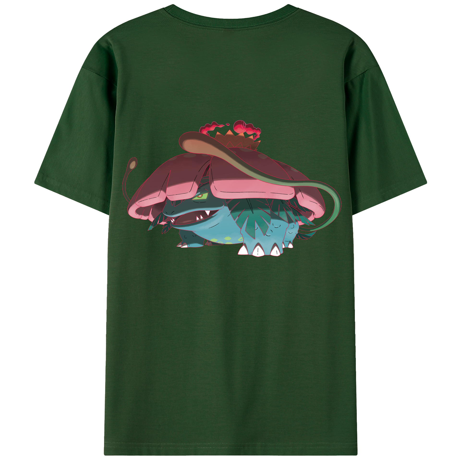 （画像用） ポケットモンスター Pokémon 綿100％半袖Tシャツ（背面プリント）